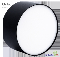 Ống bơ 12W Kingkled vỏ đen ánh sáng vàng tán quang (BH24T)