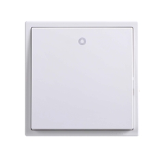 Hạt công tắc đơn 1 chiều,hai cực 20AX/250V, có đèn báo Simon i7 màu Champagne