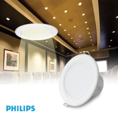Âm trần 7W Philips nhôm a/s trung tính (BH24T)