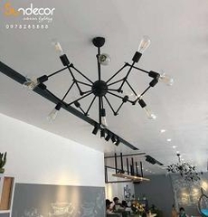 Đèn nhện cứng-16 tay
