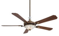 Quạt trần 5 cánh Minka Cristafano động cơ AC 95W sải cánh 172cm (Bảo hành phụ kiện (bộ tay khiển, cánh, bản led) 12 tháng, bảo hành động cơ 5 năm)