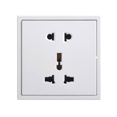 Ổ cắm tiêu chuẩn Âu - Mỹ i7 Simon màu champange