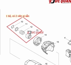 Bộ đầu ngậm máy bắn vít, TD110/ TD111/ TD090/ TD0101 Makita 324711-6-1