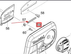 Tán máy cưa xích DUC353 Makita 326312-6