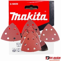 Bộ 10 giấy chà nhám tam giác 93mm cho máy cắt rung Makita ( Full độ hạt )
