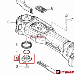 Chỉnh góc máy cắt rung đa năng Makita DTM52
