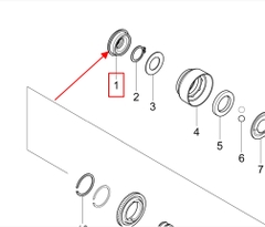 Đầu ca su giữ mũi khoan máy bê tông, DHR171, HR171, HR166, HR140, HR1841, HR1840, MAKITA, 286037-3