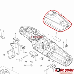 Nấp đậy hộp chứa bụi máy Makita DCL282 140L57-2
