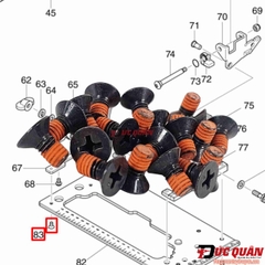 Ốc đế ( M4x8mm ) máy Makita DHS661 265085-5 ( 1 cái )