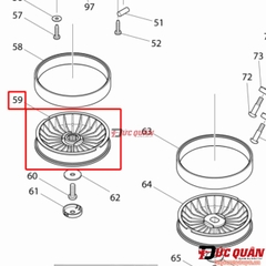 Bánh lái ( A ) máy cưa vòng Makita DPB181 142358-2