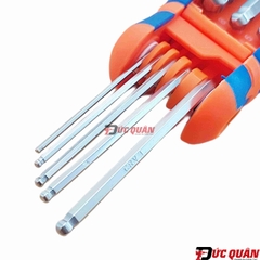 Bộ 8 đầu lục giác bi tròn ( 1.5 đến 8mm ) WADFOW
