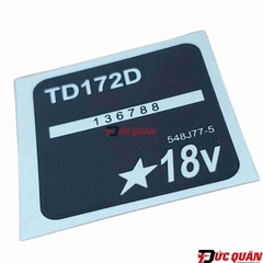 Tem chân pin máy TD172