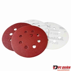 Bộ 20 giấy nhám tròn đa năng ( 125mm-8 lổ ) Makita D-77229