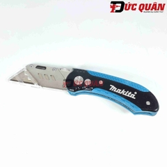 Dao gọt giấy ( gập ) cán thép bọc nhựa MAKITA lưỡi ngắn
