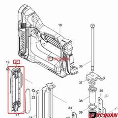 Vỏ nấp chụp máy bắn đinh Makita DFN350