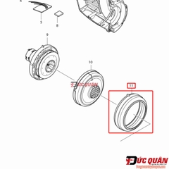 Vòng cao su bảo vệ cánh quạt mô tơ hút bụi Makita DCL180 424320-2