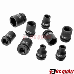 Bộ đầu tuýp vuông ( 1/2 dài 38mm ) Makita D-41517 (9 chi tiết/bộ)