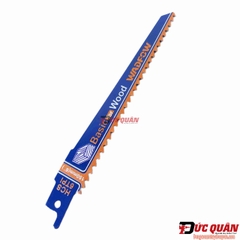 Bộ 2 lưỡi cưa kiếm cắt gỗ 150x19x1.2mm WADFOW WJ611D