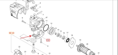 Nấp bảo vệ dưới máy cắt rung đa năng DTM51/ TM51 Makita 454635-3