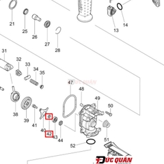 Vòng đệm ( 5 ) máy Makita DHR171 257415-4