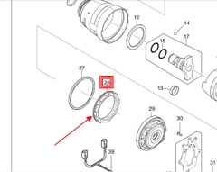 Bánh nhông máy bắn vít DTD172 Makita 227882-7