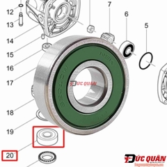 Bạc đạn máy mài Makita DGA404/ DGA408/ 9553B 211129-9