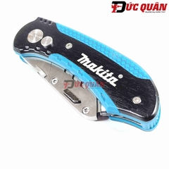Dao gọt giấy ( gập ) cán thép bọc nhựa MAKITA lưỡi ngắn