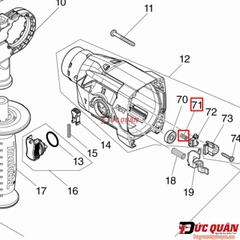 Lò xo ( 4 ) Chuyển chế độ máy Makita DHR182/ HR182 232474-9
