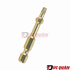Bộ 2 mũi vít hoa thị Torsion Impact Gold Makita (không có lỗ)