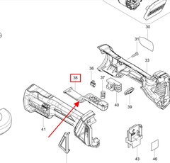 Cần gạt công tắc, DGA408, DGA417, DGA418, DGA419, DGA519, MAKITA, 142976-6