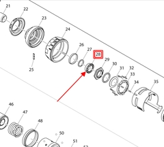 Nhông cam máy DTP141, TP141, TP131 Makita 223175-0