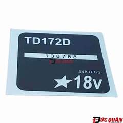 Tem chân pin máy TD172