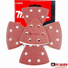 Bộ 10 giấy chà nhám tam giác 93mm cho máy cắt rung Makita ( Full độ hạt )