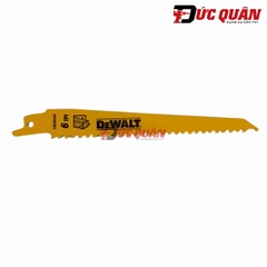 Lưỡi cưa kiếm cắt gỗ có đinh 6in-152.4mm 6TPI DEWALT DW4802 ( 1 lưỡi )
