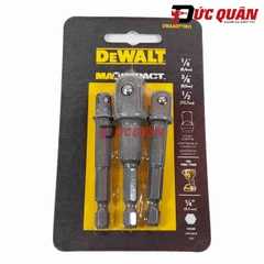 Bộ 3 đầu chuyển ( 1/4, 3/8, 1/2 ) DeWALT DWAADPTMI3