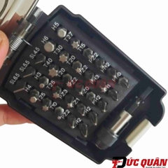 Mũi vít đựng trong hộp hình vỏ pin Makita B-69901 (31 chi tiết/bộ)