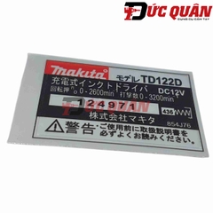 Tem dùng cho máy bắn vít TD122D