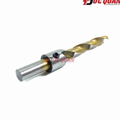 Bộ 7 mũi khoan gỗ, đầu đinh, bắt âm mũi vít, phủ titanium DQ24