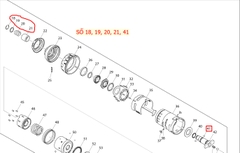 Bộ đầu giữ vít Makita DTP141/ TP141/ TP131