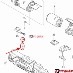 Lò xo lá máy bắn vít Makita DF012