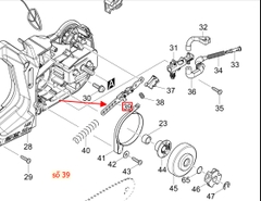 Chốt khóa xích DCU353/ DCS232 Makita 163448-8
