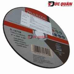 Đá cắt mỏng ( 100x1x16mm ) Makita D-18758