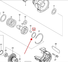 Vòng đệm phẵng máy DTW700/HR2010 Makita 267127-1