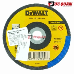 Đá cắt Inox 105x1.2x16mm T1 Dewalt DWA8060