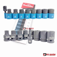 Bộ đầu tuýp siết bu lông ( 1/2 kèm đầu chuyển ) Makita B-55762