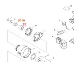 Vòng đệm giữ đầu vít, máy bắn vít, DTD136, DTD147, DTD171, BTD136 , MAKITA, 326072-0