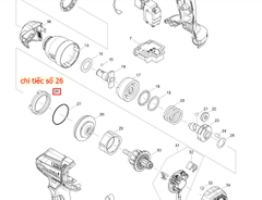 Nhông 51 cho máy vặn vít DTD149, DTD152, DTD153, Makita 227378-8