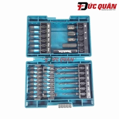 Bộ mũi khoan và vít 33 chi tiết IMPACT BLACK Makita E-06622