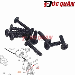 Ốc giữ tay cầm ( 3x14mm ) Makita TD022/ DF010D 266404-8 ( 1 cái )