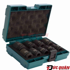 Bộ đầu tuýp vuông ( 1/2 dài 38mm ) Makita D-41517 (9 chi tiết/bộ)